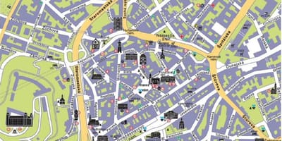 Mapa de bratislava, Eslováquia