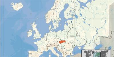 Eslováquia localização no mapa